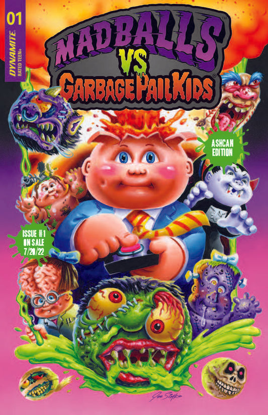 MADBALLS VS GARBAGE PAIL KIDS #1 ASHCAN RETAILER EDITION