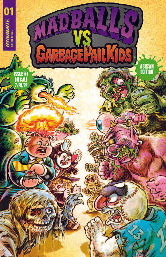 MADBALL VS GARBAGE PAIL KIDS #1 ASHCAN NTWRK PREMIERE EDITION