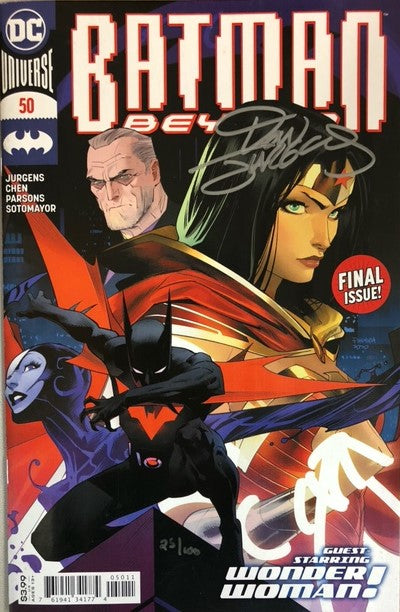 BATMAN BEYOND #50 SIGNED BY DAN JURGENS