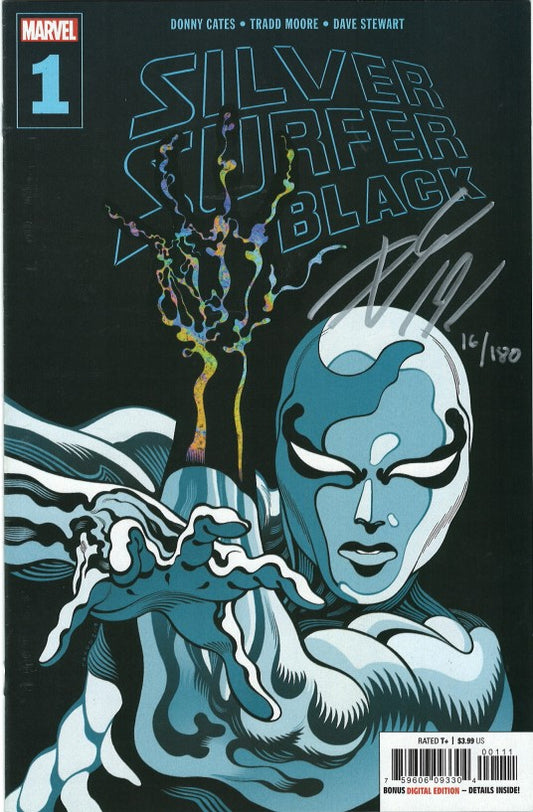 SILVER SURFER: BLACK #1 SIGNED BY DONNY CATES